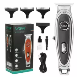 Тример VGR V-263 з 3 насадками LED (Чорний) Тример VGR V-263 з 3 насадками LED (Чорний)