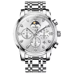 Годинник наручний Olevs 3655 White Natural Годинник наручний Olevs 3655 White Natural