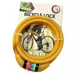 Кодовий велосипедний замок 427L (8*120 трос) Кодовий велосипедний замок 427L (8*120 трос)