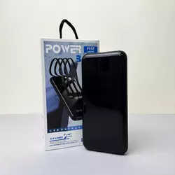 Power Bank Fast Charge с кабелем USB+Micro+Type-C+Lightning (10000mAh) Черный Power Bank Fast Charge с кабелем USB+Micro+Type-C+Lightning (10000mAh) Черный