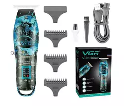 Триммер VGR V-923 с 3 насадками LED Триммер VGR V-923 с 3 насадками LED