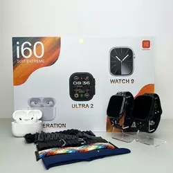 Комплект i60 (Ultra 2 + Watch 9 + Pro 2) Чорний Комплект i60 (Ultra 2 + Watch 9 + Pro 2) Чорний