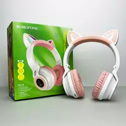 Бездротові навушники Cat Ear Borofone BO18 (Білий) Бездротові навушники Cat Ear Borofone BO18 (Білий)