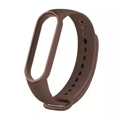Силіконовий ремінець для фітнес-браслету Mi band M6/7/8 (Коричневий) Силіконовий ремінець для фітнес-браслету Mi band M6/7/8 (Коричневий)