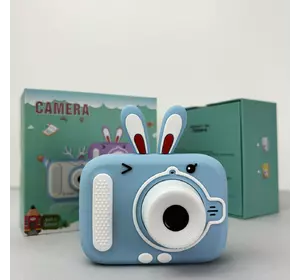 Детский фотоаппарат X900 Rabbit (Голубой)