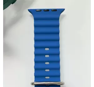 Силиконовый ремешок для Smart Watch Ocean Band 42/44/45/49 (Синий)