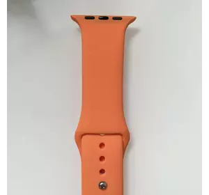 Силиконовый ремешок для умных часов Smart Watch 38/40 (Оранжевый)