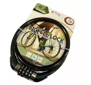 Кодовый велосипедный замок 001 (10*80 трос) Кодовый велосипедный замок 001 (10*80 трос)