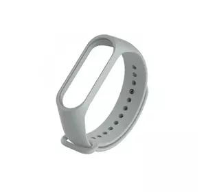 Силіконовий ремінець для фітнес-браслету Mi band M6/7/8 (Світло-сірий) Силіконовий ремінець для фітнес-браслету Mi band M6/7/8 (Світло-сірий)