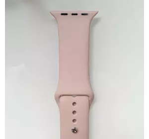 Силіконовий ремінець для розумного годинника Smart Watch 38/40 (Пудра) Силіконовий ремінець для розумного годинника Smart Watch 38/40 (Пудра)