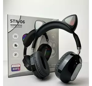 Беспроводные наушники Cat Ear RGB STN06 (Черный)