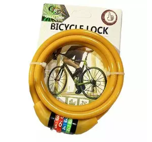 Кодовый велосипедный замок 427L (8*120 трос) Кодовый велосипедный замок 427L (8*120 трос)