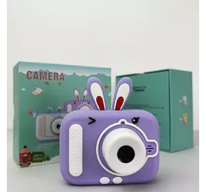 Детский фотоаппарат X900 Rabbit (Фиолетовый)