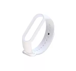 Силіконовий ремінець для фітнес-браслету Mi band M6/7/8 (Білий) Силіконовий ремінець для фітнес-браслету Mi band M6/7/8 (Білий)
