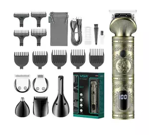 Набір для стрижки 6в1 VGR V-106 з 14 насадками LED Набір для стрижки 6в1 VGR V-106 з 14 насадками LED