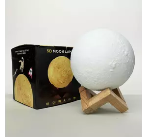 Світильник настільний Місяць 3D RGB 12 см + пульт Світильник настільний Місяць 3D RGB 12 см + пульт