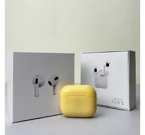 Бездротові навушники Air Pro 3 (Жовтий) Lux