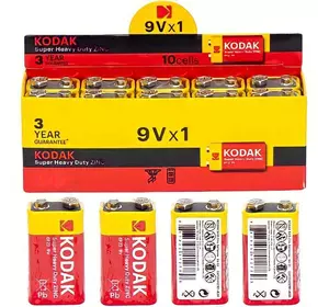 Батарейка Крона Kodak 9V 6F22