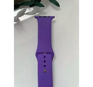 Силіконовий ремінець для розумного годинника Smart Watch 38/40 (Фіолетовий)