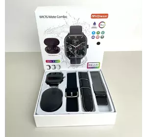 Комплект WK76 (Watch + Air Dots) Чёрный Комплект WK76 (Watch + Air Dots) Чёрный