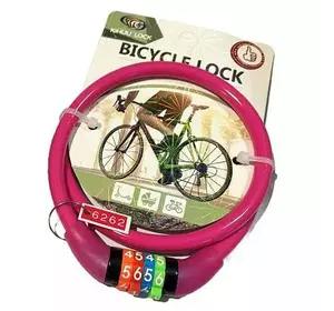 Кодовый велосипедный замок 427 (8*65 трос) Кодовый велосипедный замок 427 (8*65 трос)