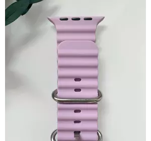 Силиконовый ремешок для Smart Watch Ocean Band 42/44/45/49 (Сиреневый)