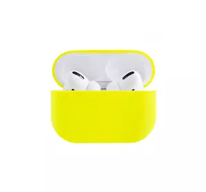 Силиконовый чехол для наушников pods PRO (Желтый) Силиконовый чехол для наушников pods PRO (Желтый)