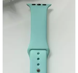 Силиконовый ремешок для умных часов Smart Watch 42/44 (Бирюзовый)