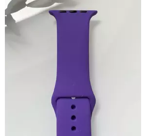 Силиконовый ремешок для умных часов Smart Watch 38/40 (Фиолетовый)