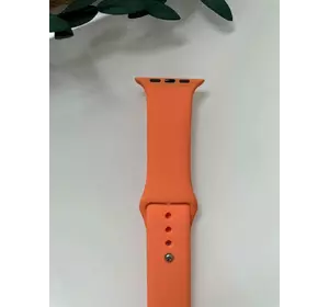 Силіконовий ремінець для розумного годинника Smart Watch 38/40 (Помаранчевий)