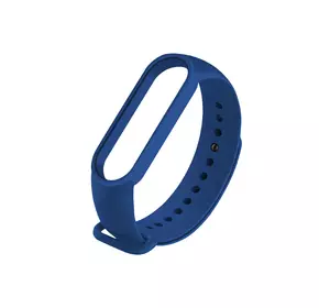 Силиконовый ремешок для фитнес-браслета Mi band M6/7/8 (Синий) Силиконовый ремешок для фитнес-браслета Mi band M6/7/8 (Синий)