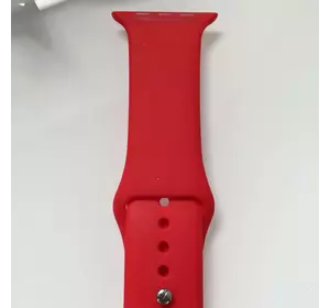 Силиконовый ремешок для умных часов Smart Watch 38/40 (Красный)