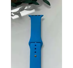 Силіконовий ремінець для розумного годинника Smart Watch 38/40 (Синій)